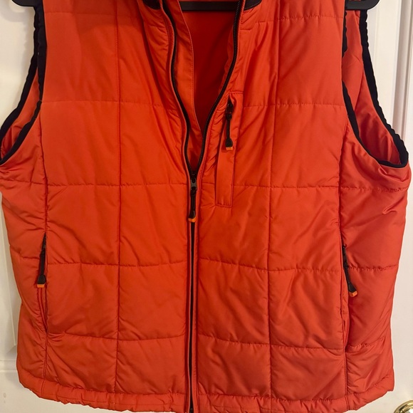 Lauren Ralph Lauren Women's Orange Quilted Vest Size - Large - Picture 9 of 10